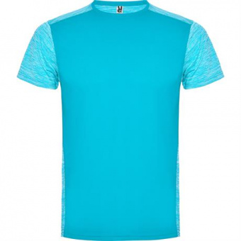 Спортивная футболка ZOLDER мужская, БИРЮЗОВЫЙ/ПЁСТРЫЙ БИРЮЗОВЫЙ XL