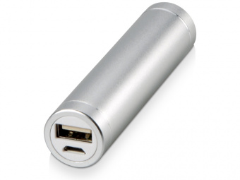 Портативное зарядное устройство Олдбери, 2200 mAh (серебристый)