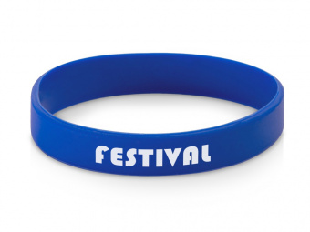 Силиконовый браслет Forest (синий)