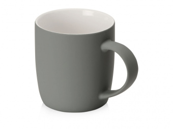 Кружка с покрытием soft-touch Dalgona (серый)