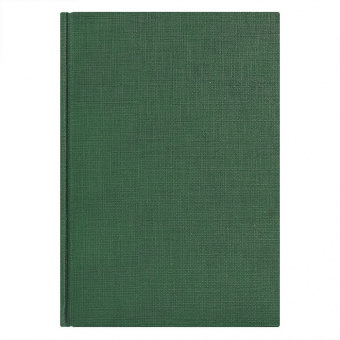 Ежедневник недатированный City Flax 145х205 мм, без календаря, зеленый
