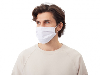 Маска для лица многоразовая для сублимации, M-L (белый)