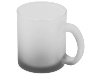 Стеклянная матовая кружка с градиентом для сублимации Ombre Sub (черный)