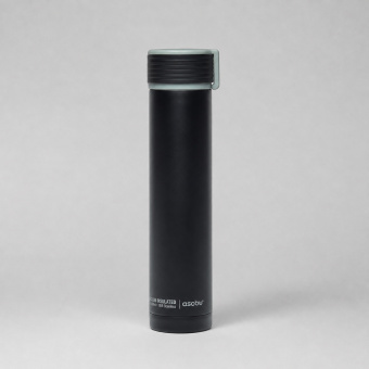 Вакуумный термос с петелькой SKINNY MINI, 230 мл (черный)